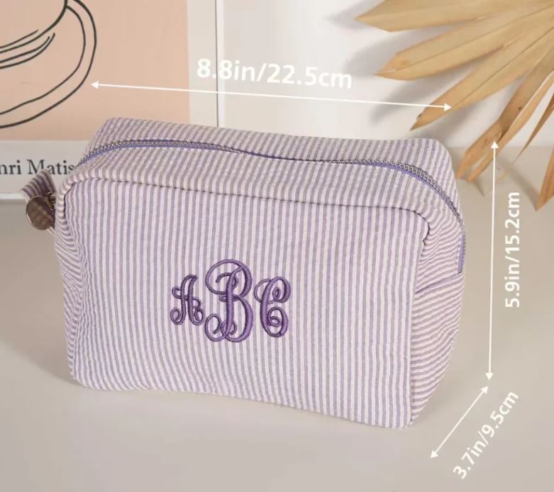 Plaid Cosmetic Bag