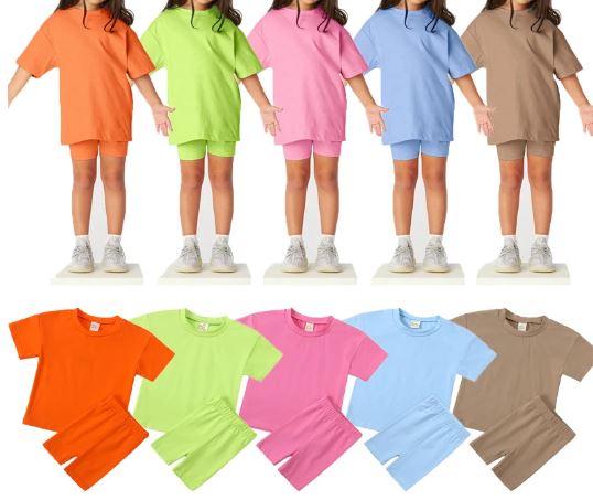 Kids Tales Cycling Short Set New Colours