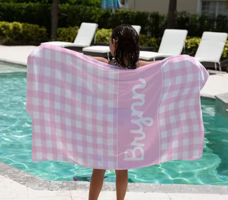 Plaid towel