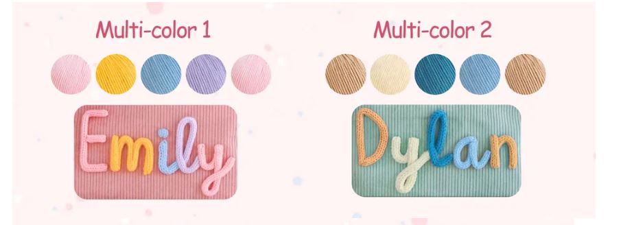 Multi-Coloured Personalised Back Pack