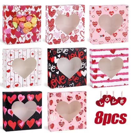 8pcs Valentines Day Gift Boxes