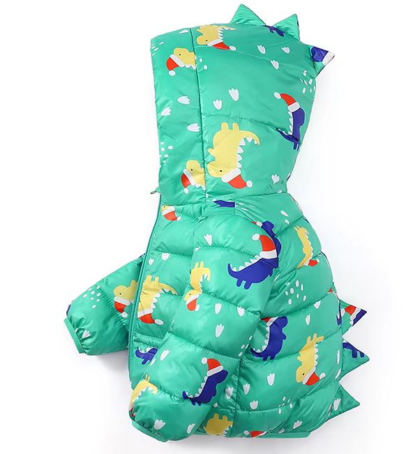 Patterned Dinosaur Coat