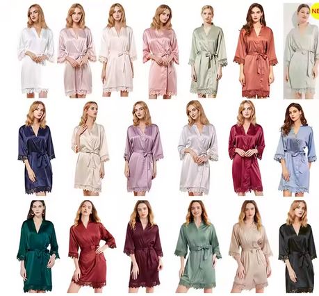 Polyester Lace Robe