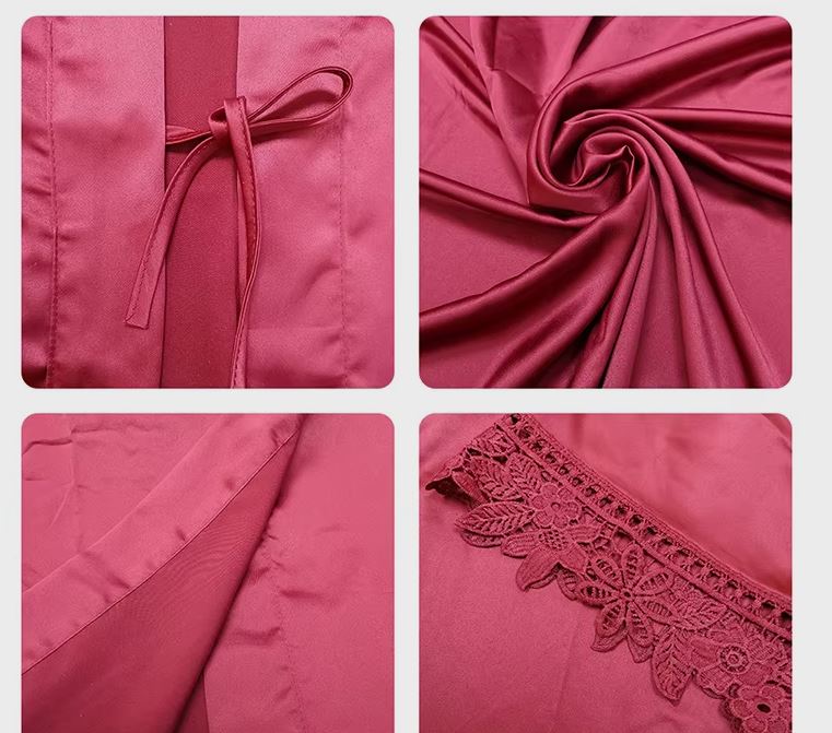 Polyester Lace Robe