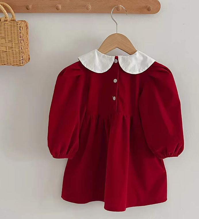 Red Velvet Dress