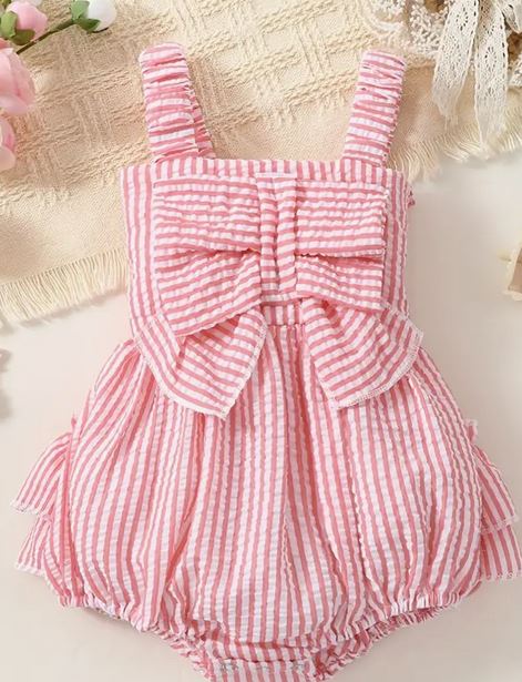Seersucker Romper