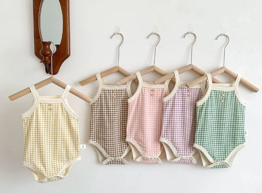 Plaid Romper