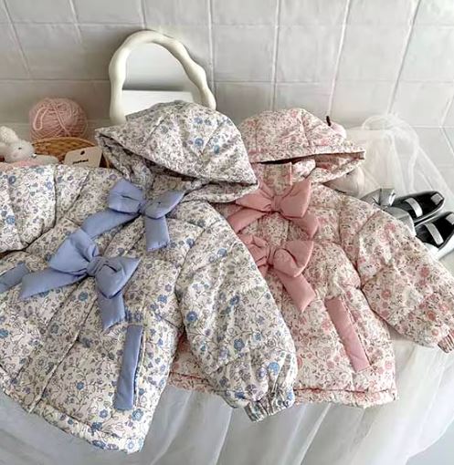 Floral Bow Coat