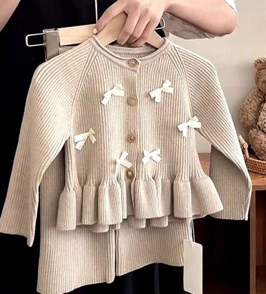 Knitted Bow Set