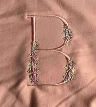 Floral Initial