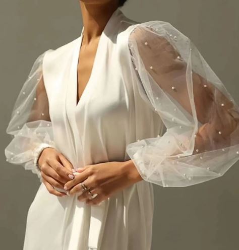 Pearl Detail Robe
