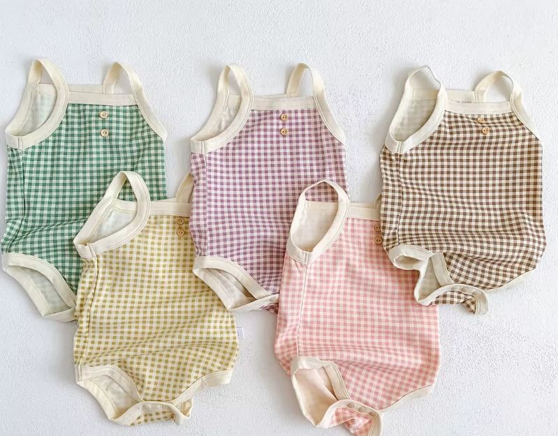 Plaid Romper