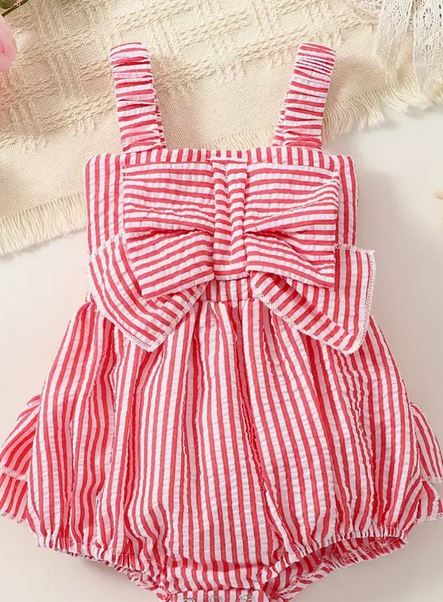 Seersucker Romper