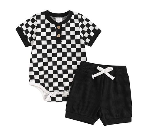 Boys Check Set