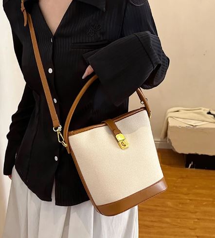 PU Buckle Crossover Bag