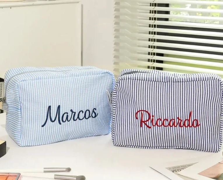 Plaid Cosmetic Bag