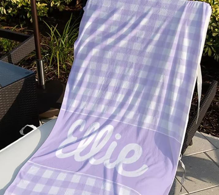 Plaid towel