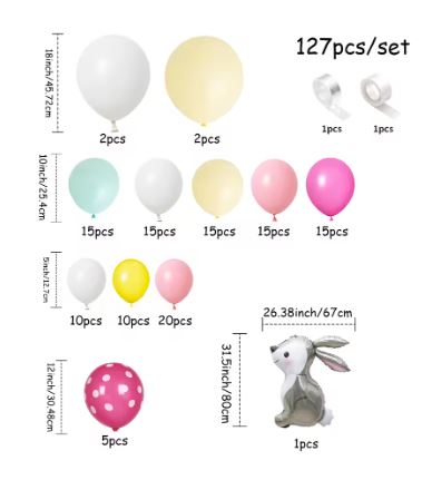Easter Balloon Arch