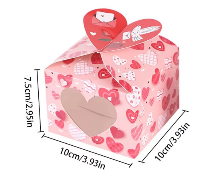Love Heart Open Window Gift Box
