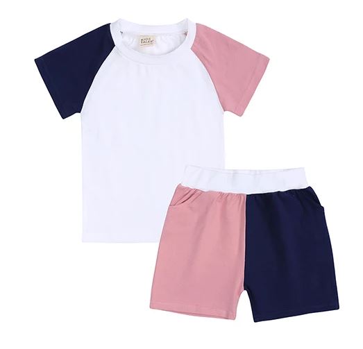 Kids Tales Contrast Short Set