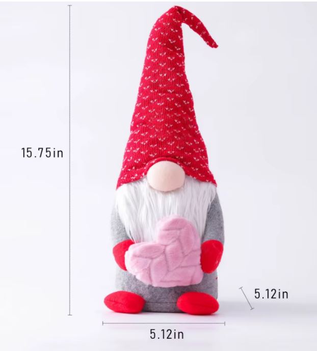 Valentines Day Faceless Gnome