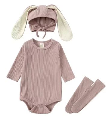 Romper Ribbed Set