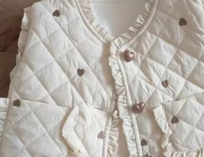 Frill Gilet with Heart Detail