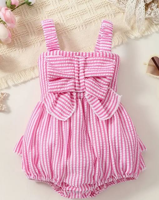 Seersucker Romper
