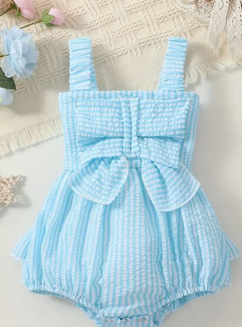 Seersucker Romper