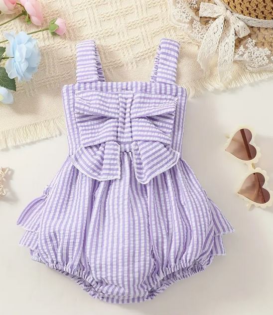 Seersucker Romper