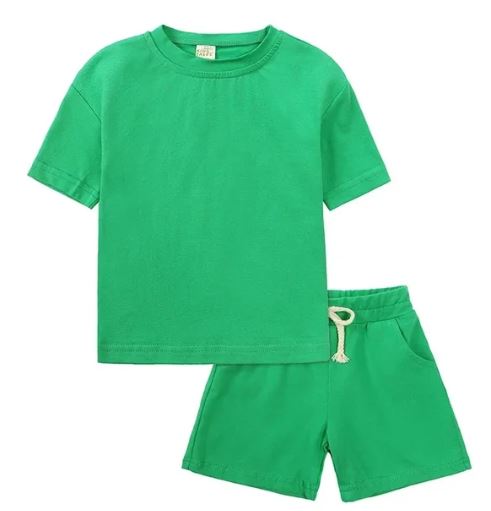 Kids Tales Plain Colour Short Set